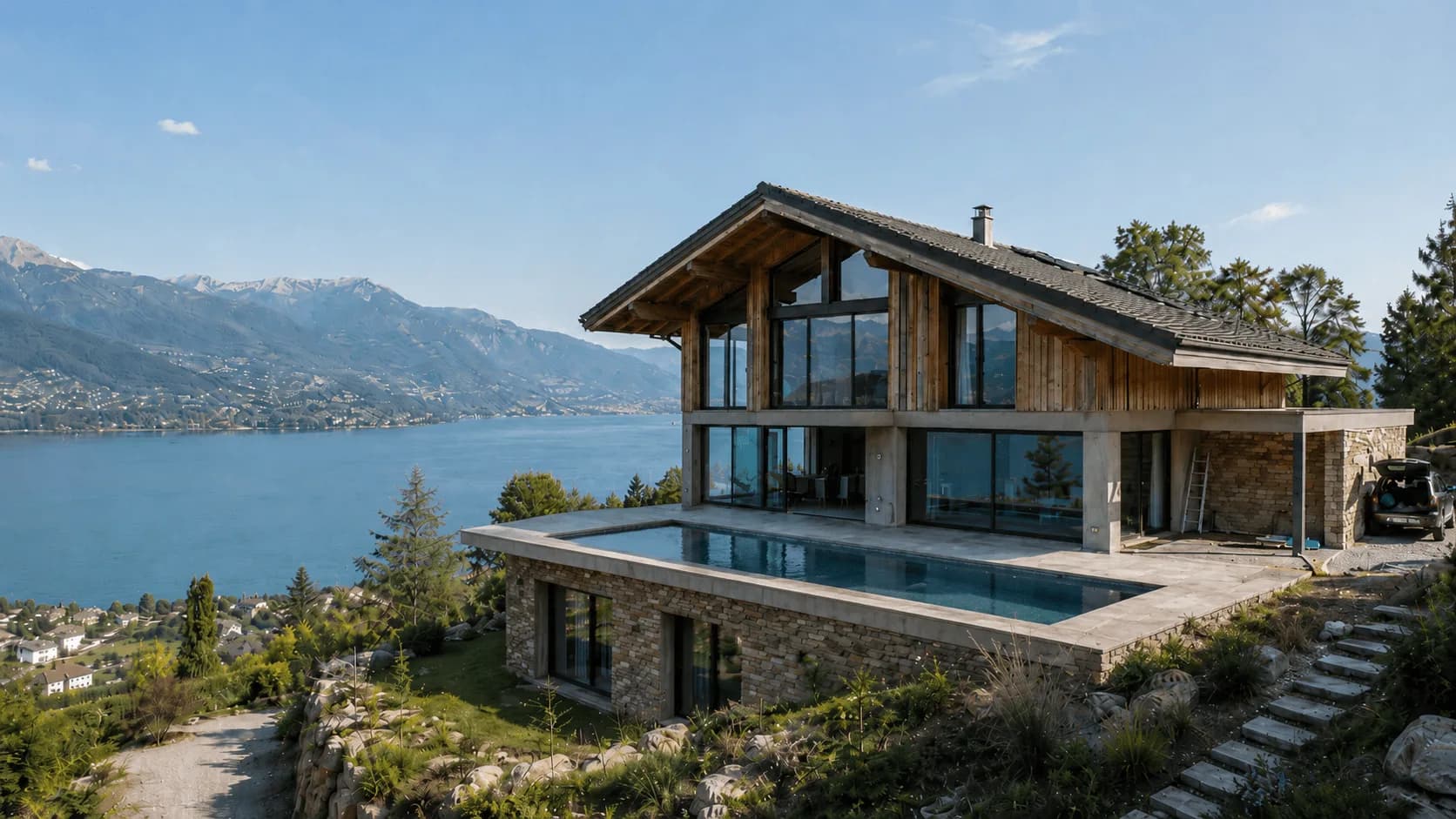 Rive Gauche, Vue Absolue — Sévrier (74), bord du lac d'Annecy